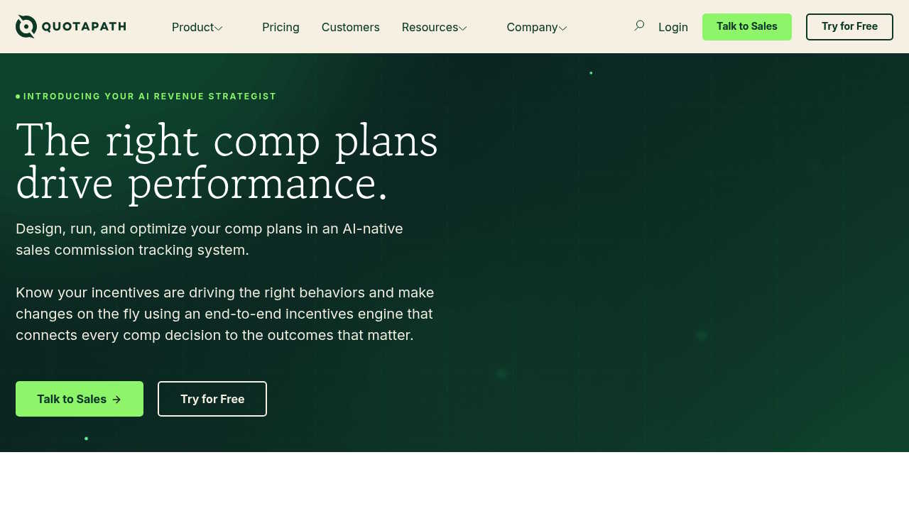 QuotaPath commission tracking software